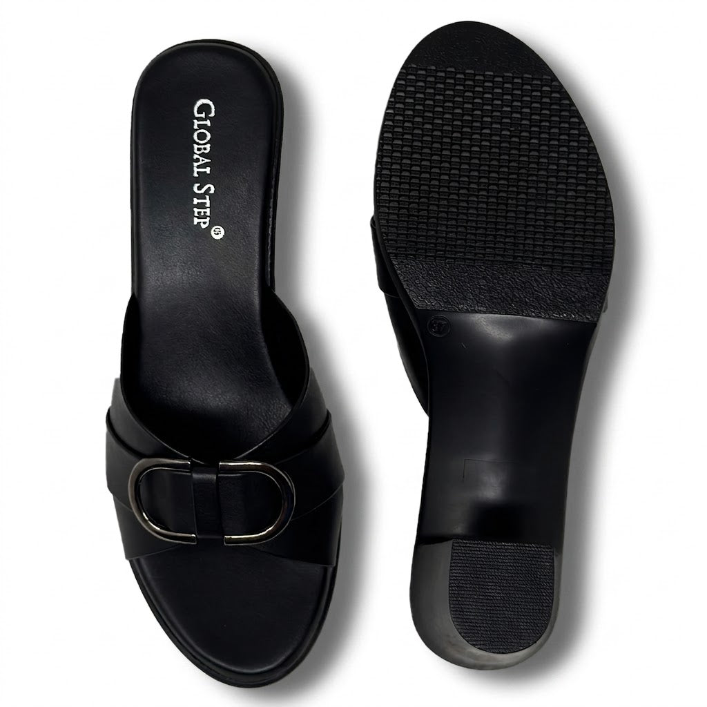 BuckleEase Block Heels