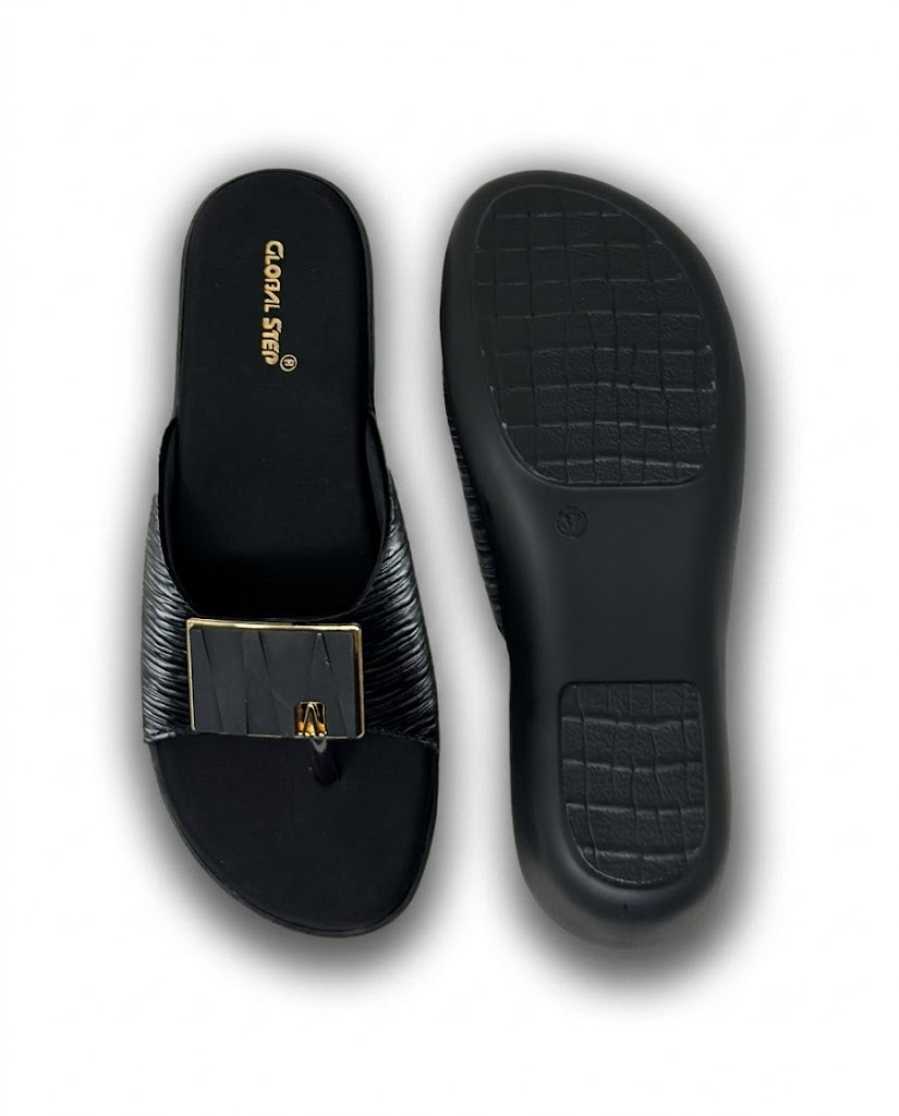 Urban Buckle Comfort Slides