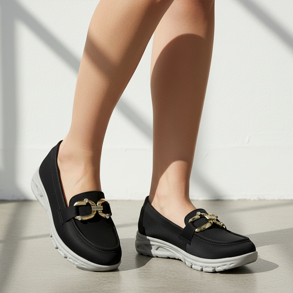 Buckled Glam Loafers