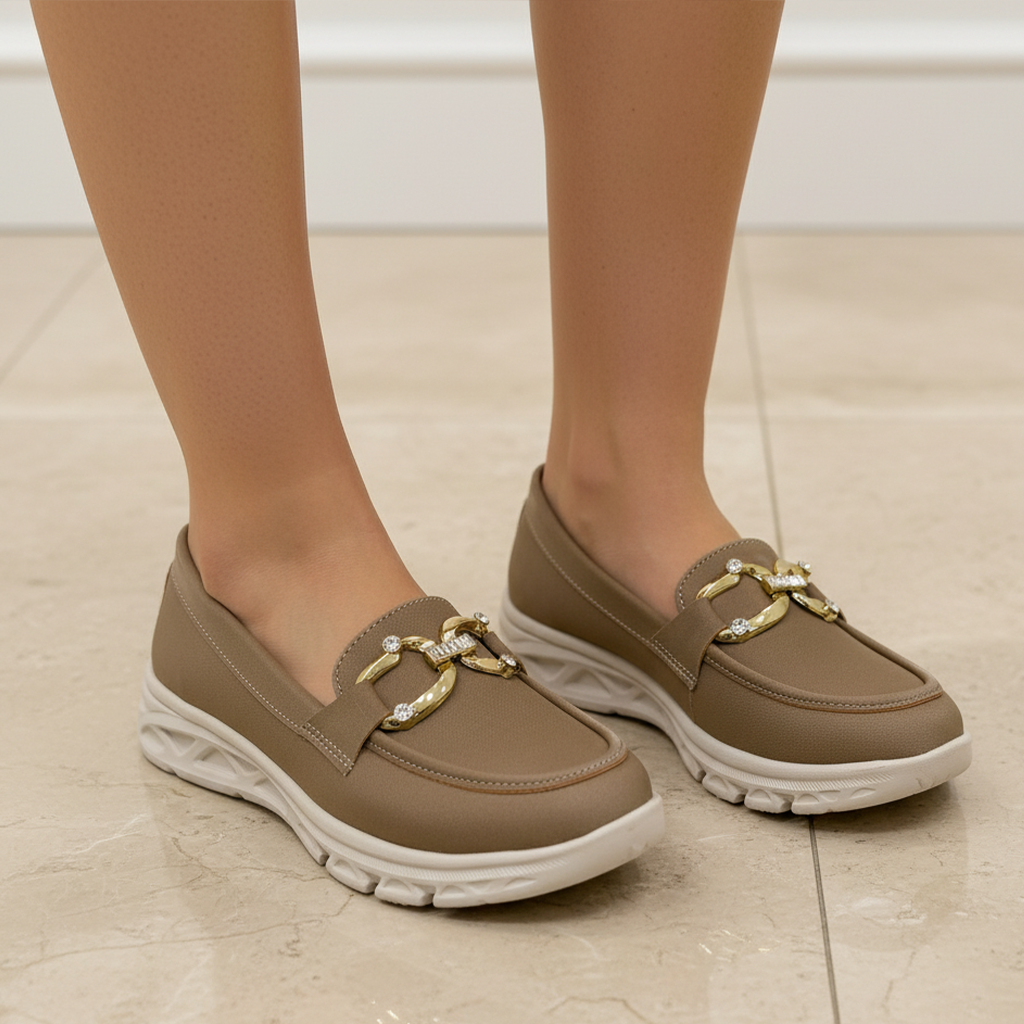 Buckled Glam Loafers