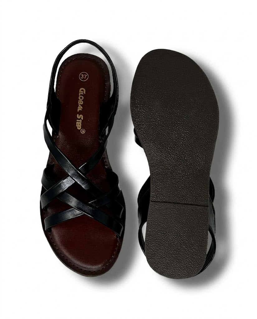 Posh Cross Strap Sandals
