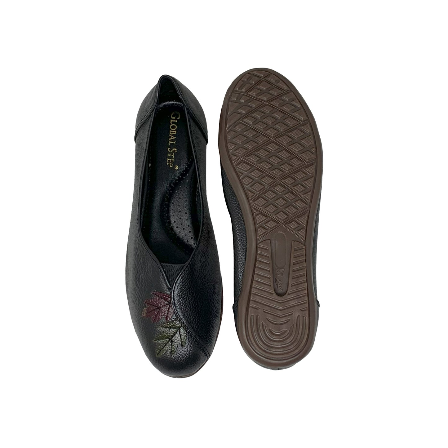 Autumn Leaf Comfort Ballerinas