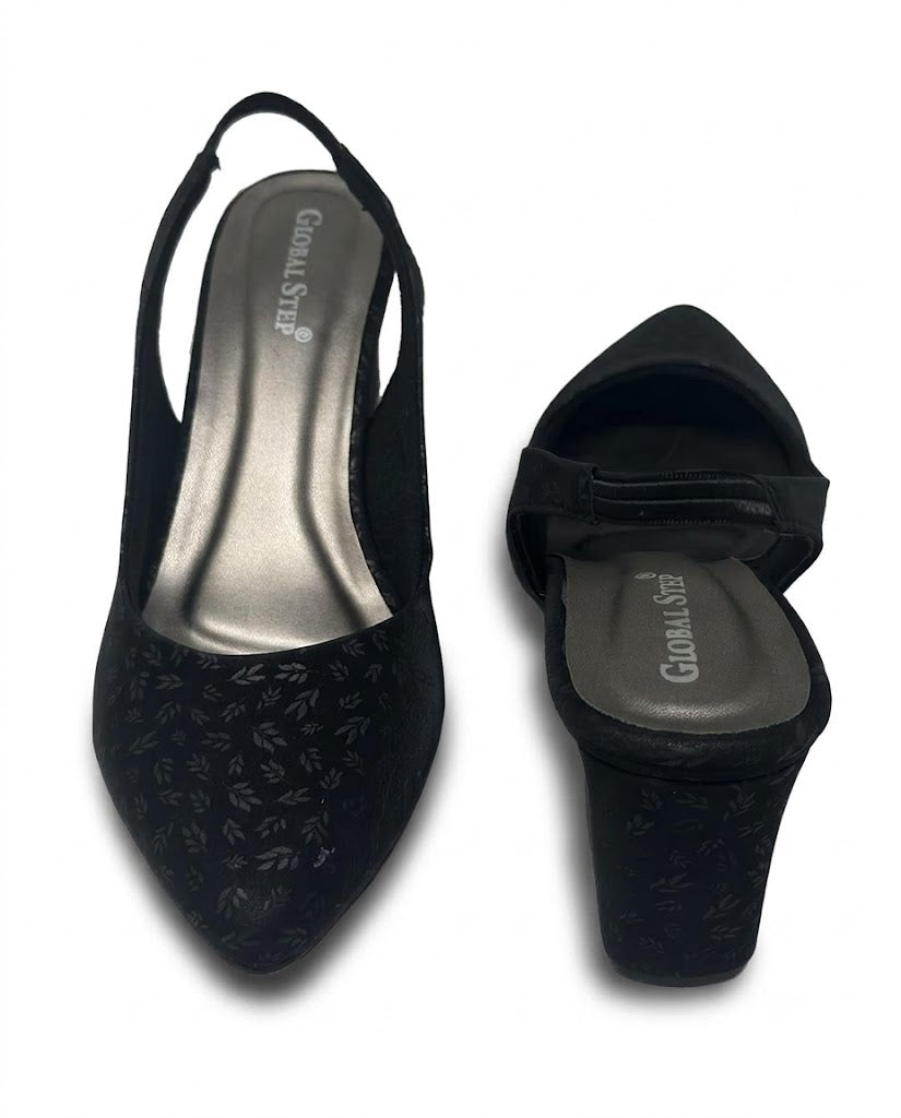 Leaf Accent Heels