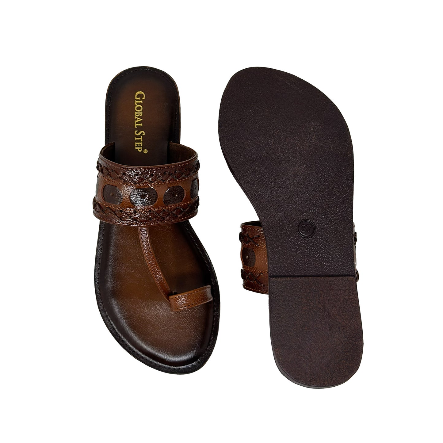 Posh Heritage Toe-Ring Flats