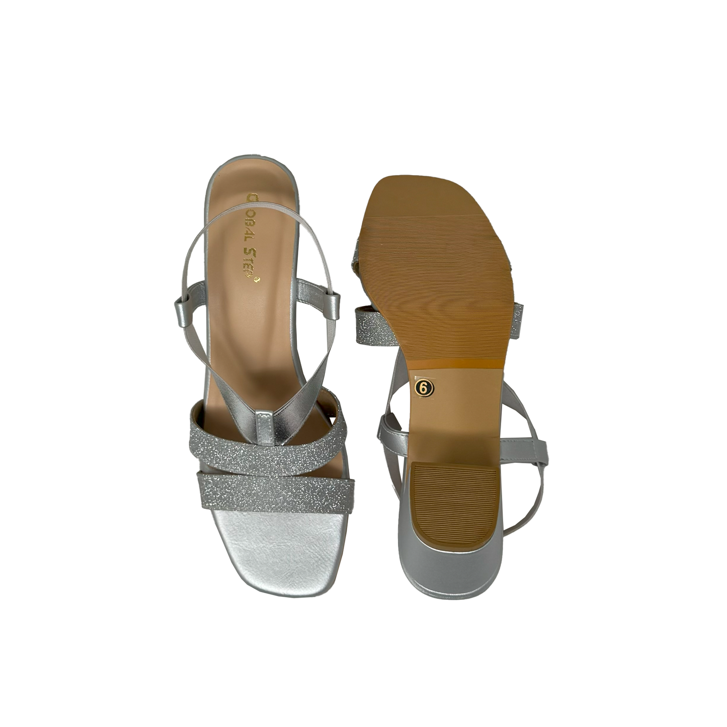 Shimmer Slingback Heels