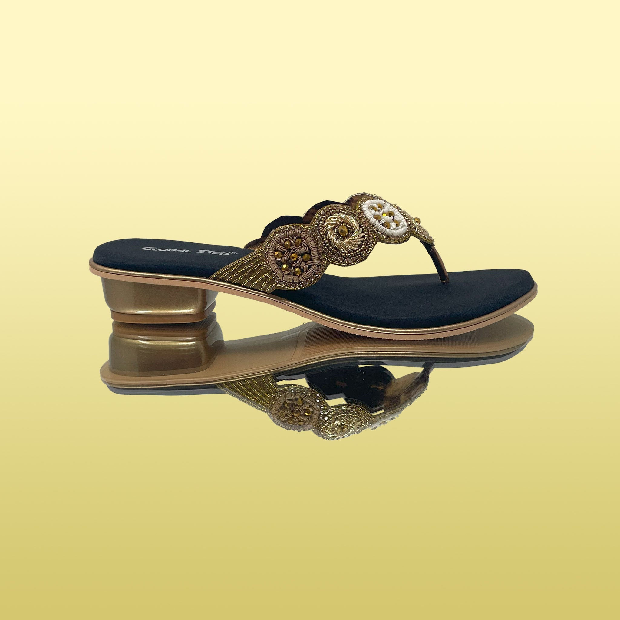 Antique ZariCharm SlideEase Heels - GlobalStep - Heels - 36