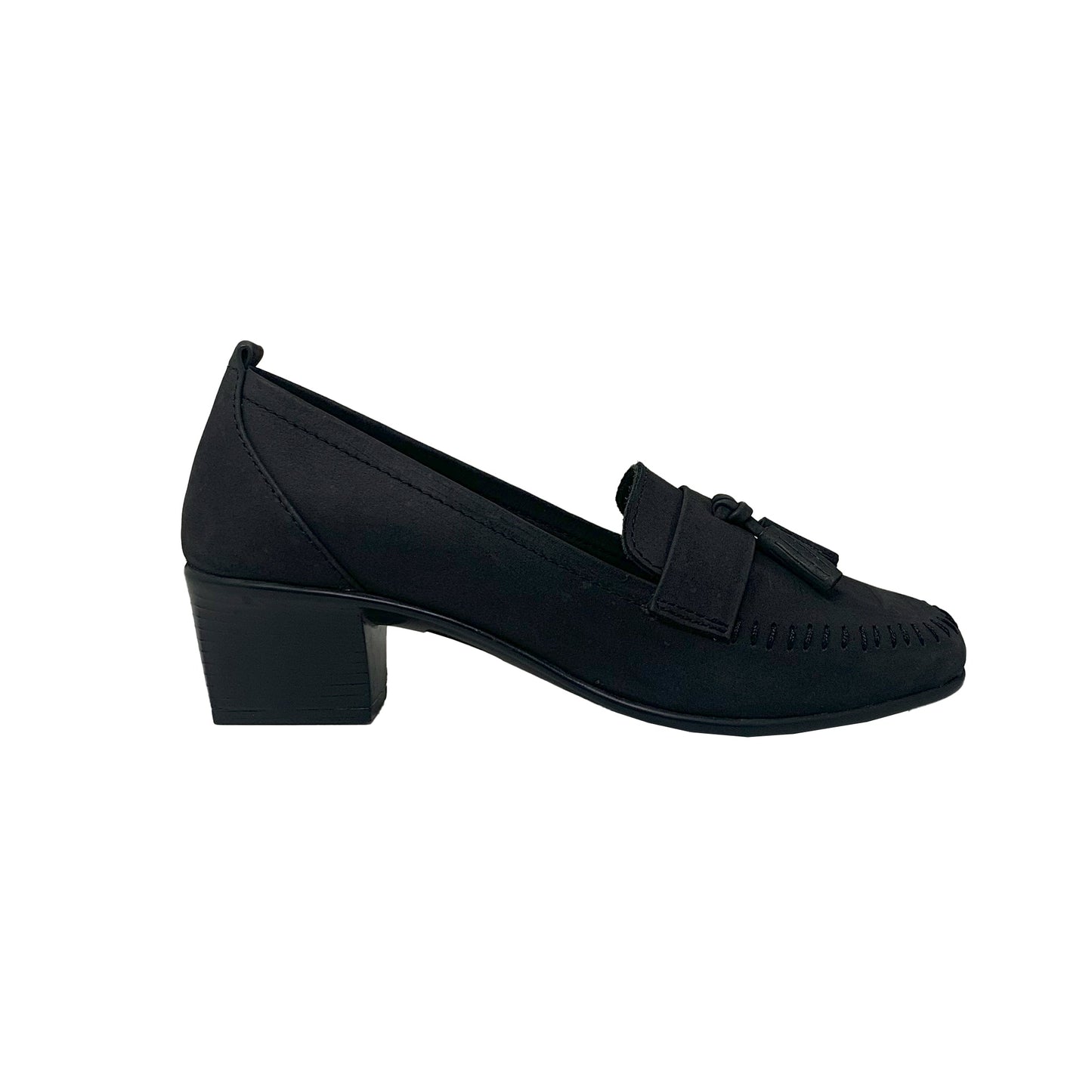 Black Tassel Loafers - GlobalStep - shoes - 36