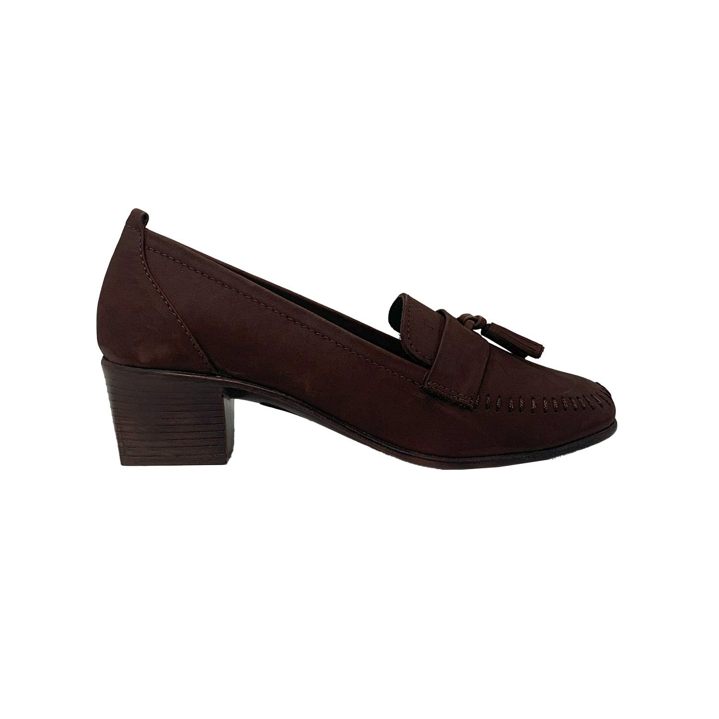 Brown Tassel Loafers - GlobalStep - shoes - 36