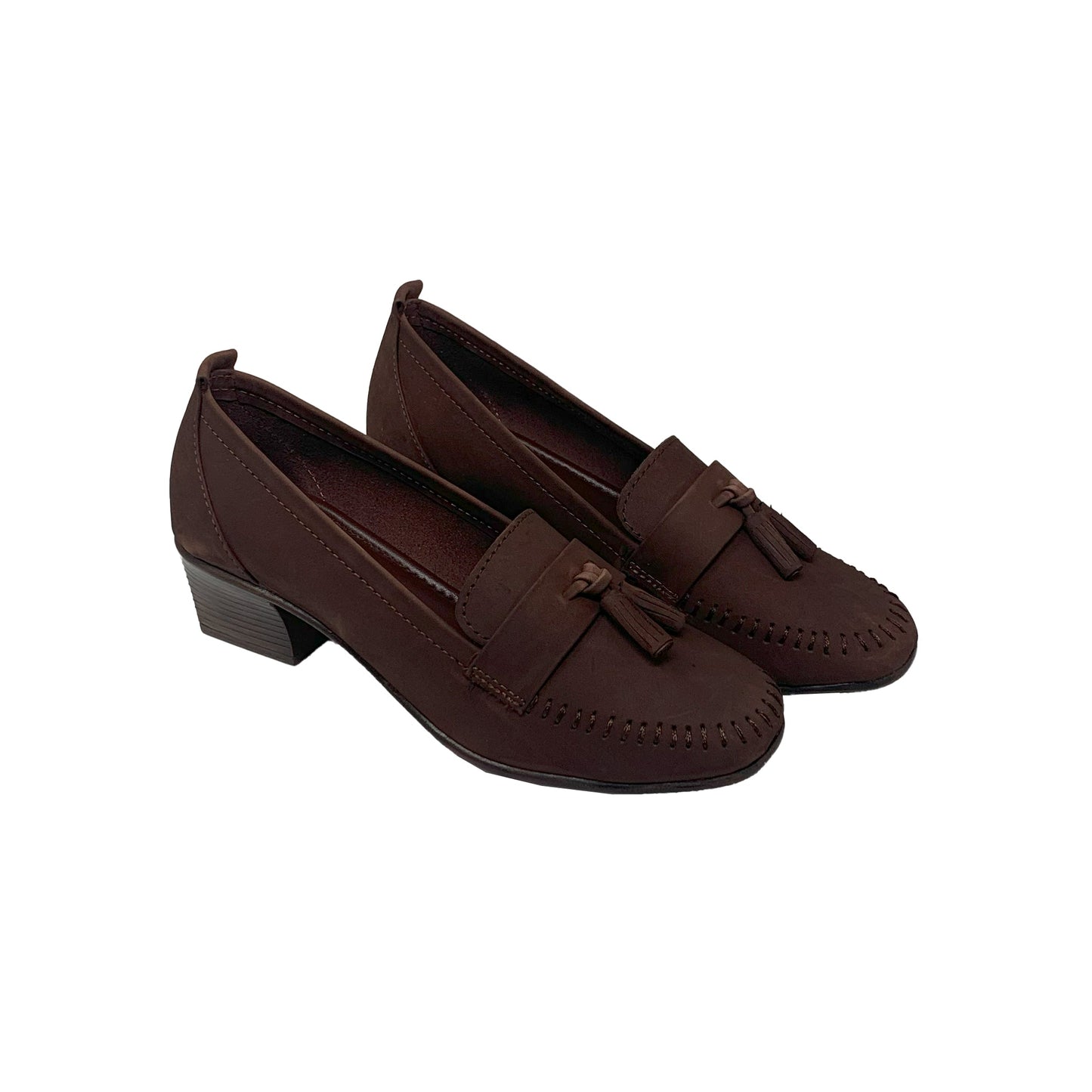 Brown Tassel Loafers - GlobalStep - shoes - 36
