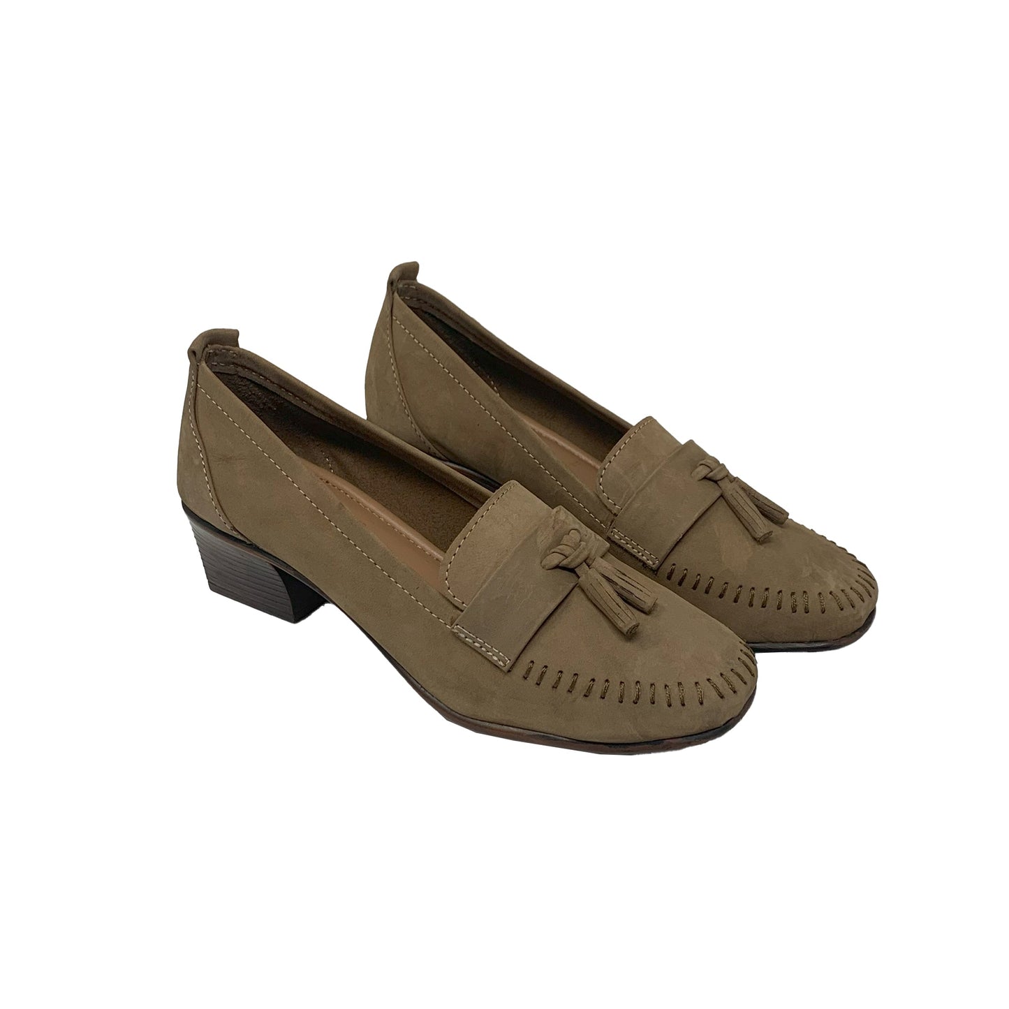 Classic Tassel Loafer Heels - GlobalStep - shoes - 36