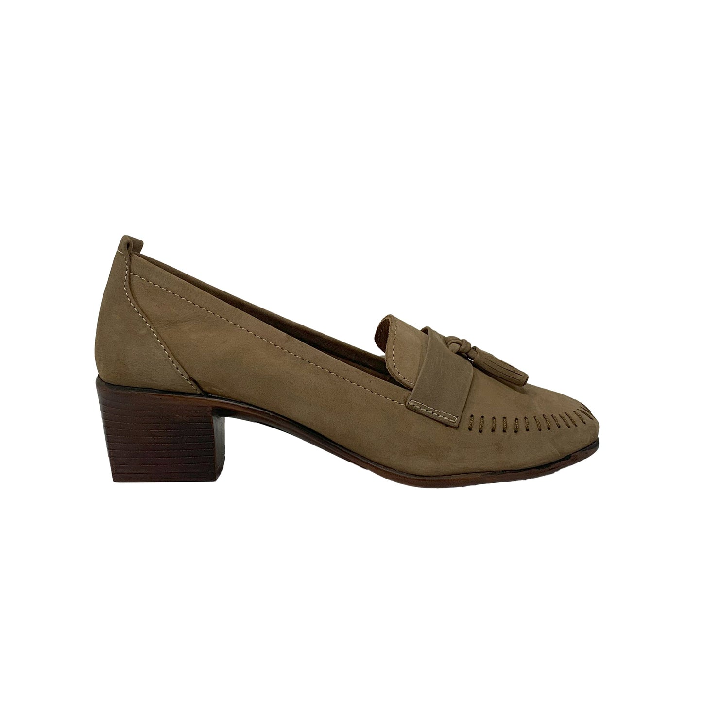 Classic Tassel Loafer Heels - GlobalStep - shoes - 36