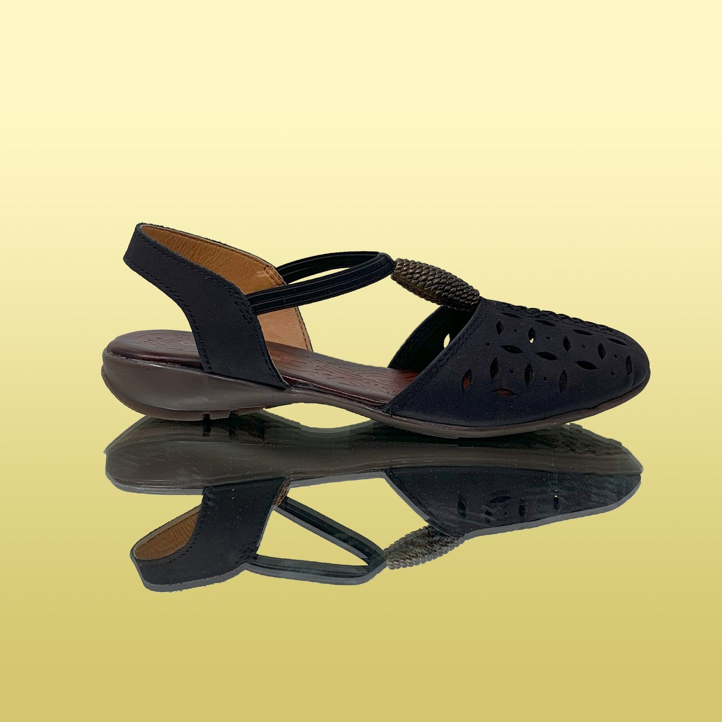 Luxe Cutout Comfort Sandals - GlobalStep - shoes - 36