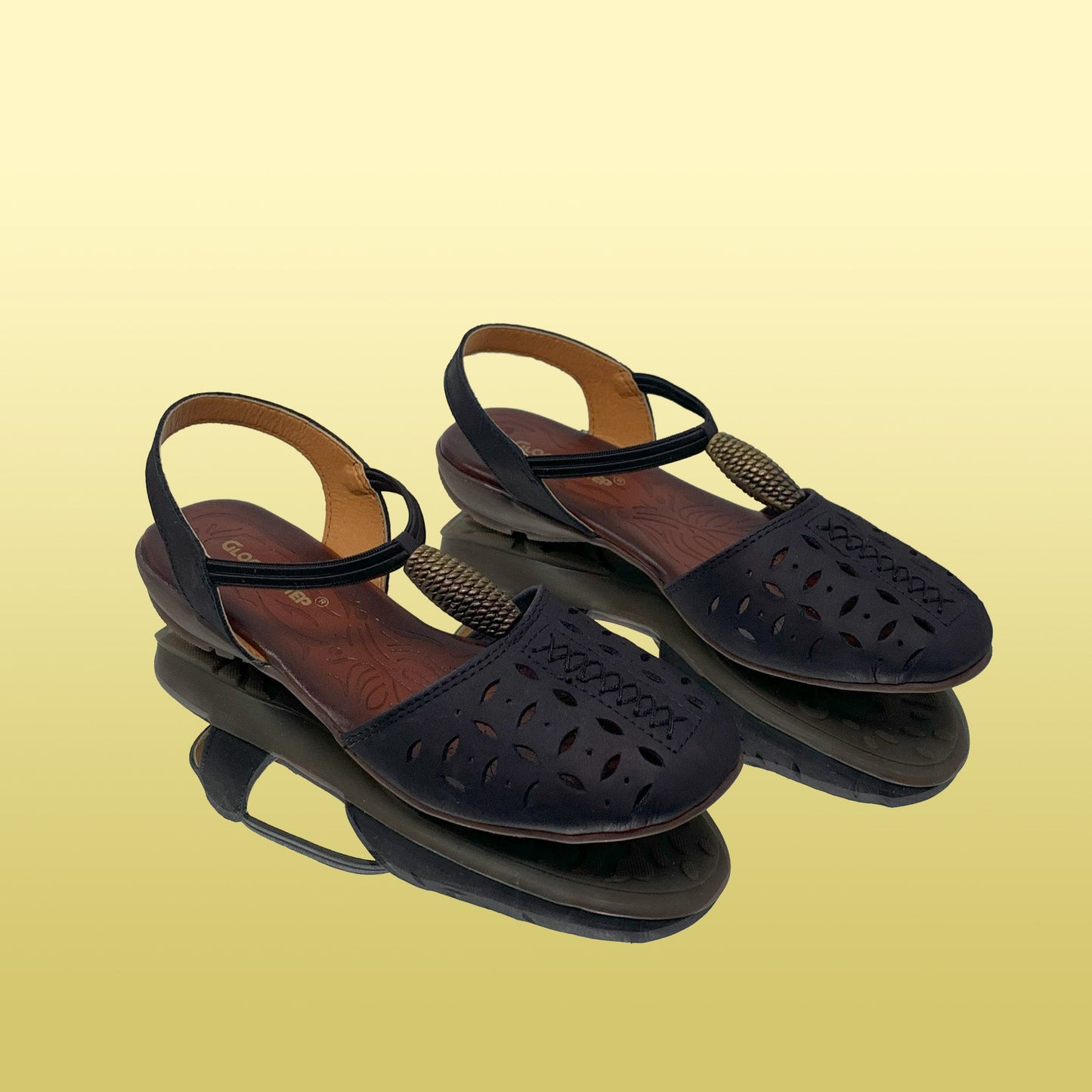 Luxe Cutout Comfort Sandals - GlobalStep - shoes - 36
