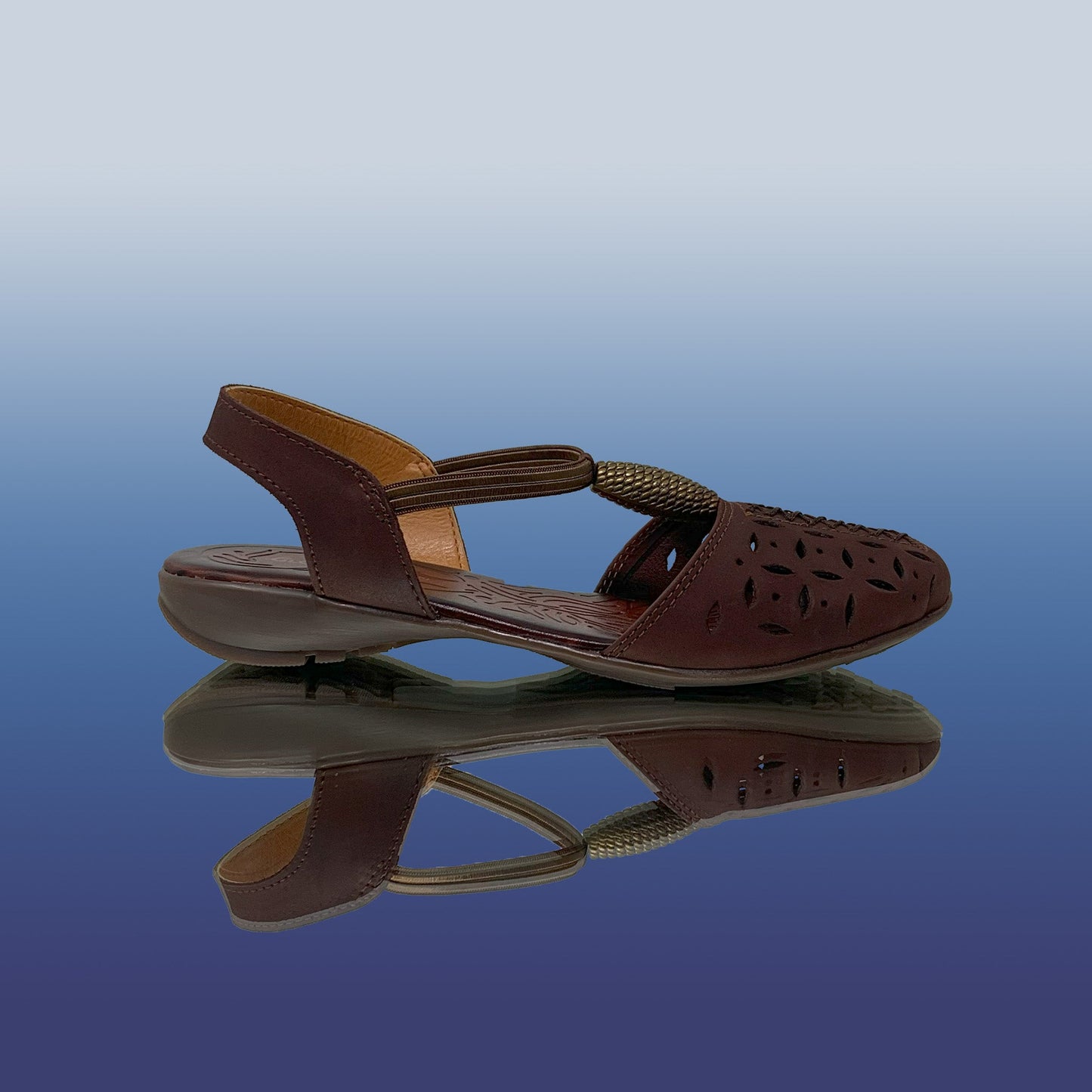 Luxe Cutout Comfort Sandals - GlobalStep - shoes - 36