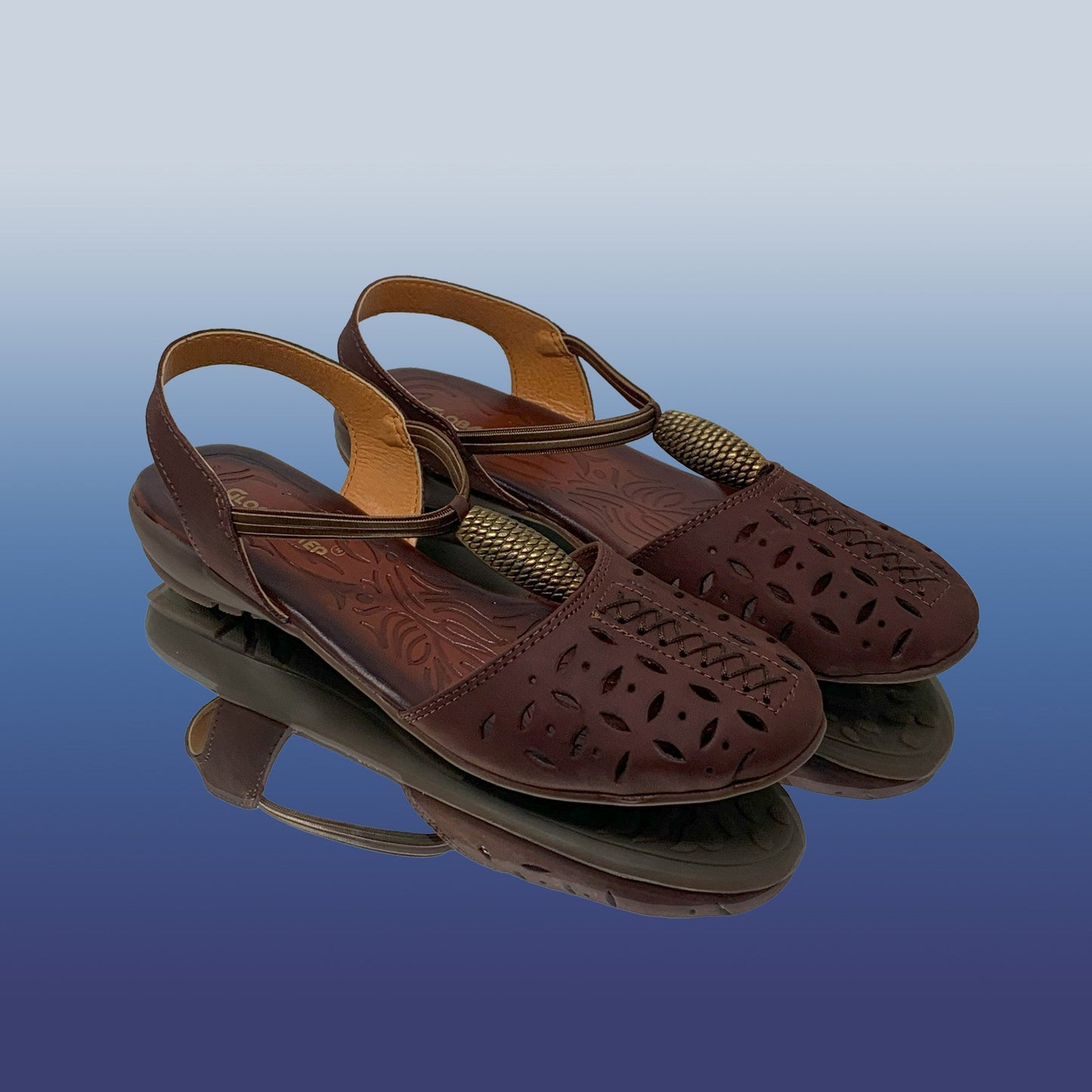 Luxe Cutout Comfort Sandals - GlobalStep - shoes - 36
