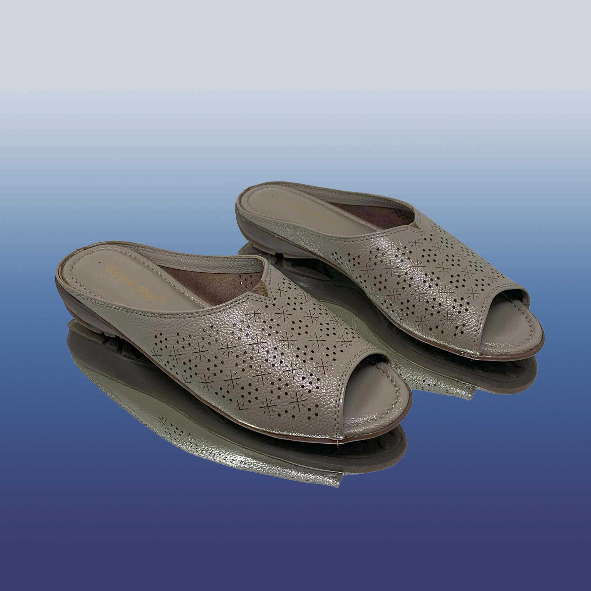 Luxe Open - toe Slip Ons - GlobalStep - shoes - 36