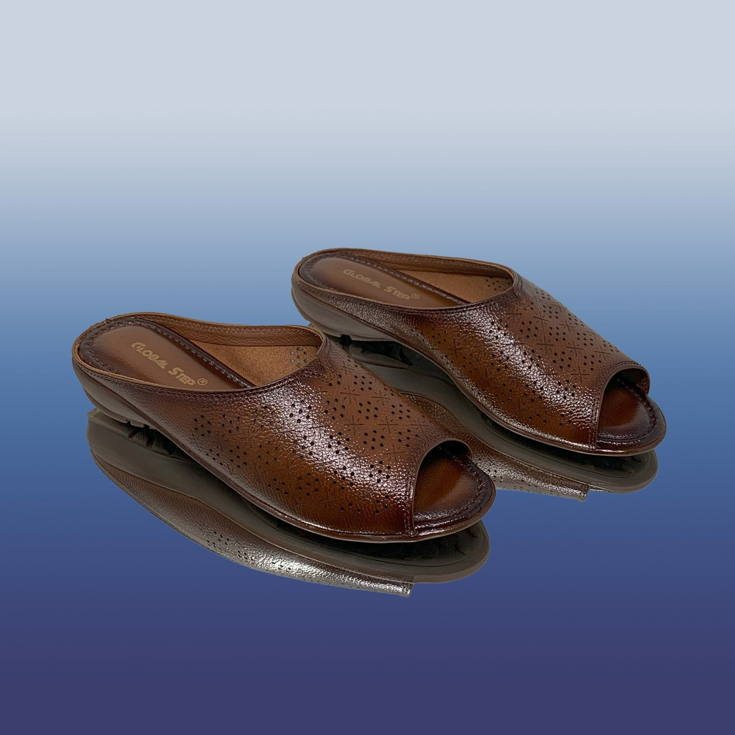Luxe Open - toe Slip Ons - GlobalStep - shoes - 36