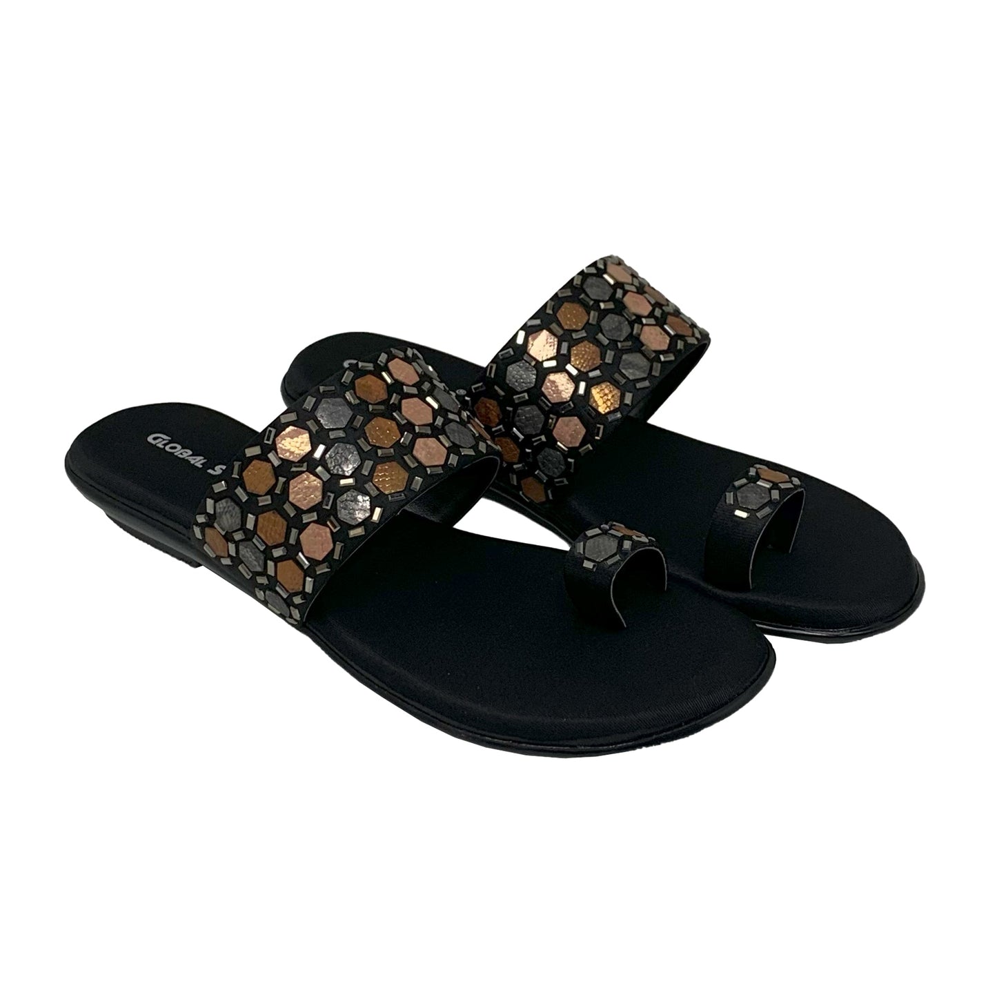 Midnight Mosaic Flats - GlobalStep - shoes - 36