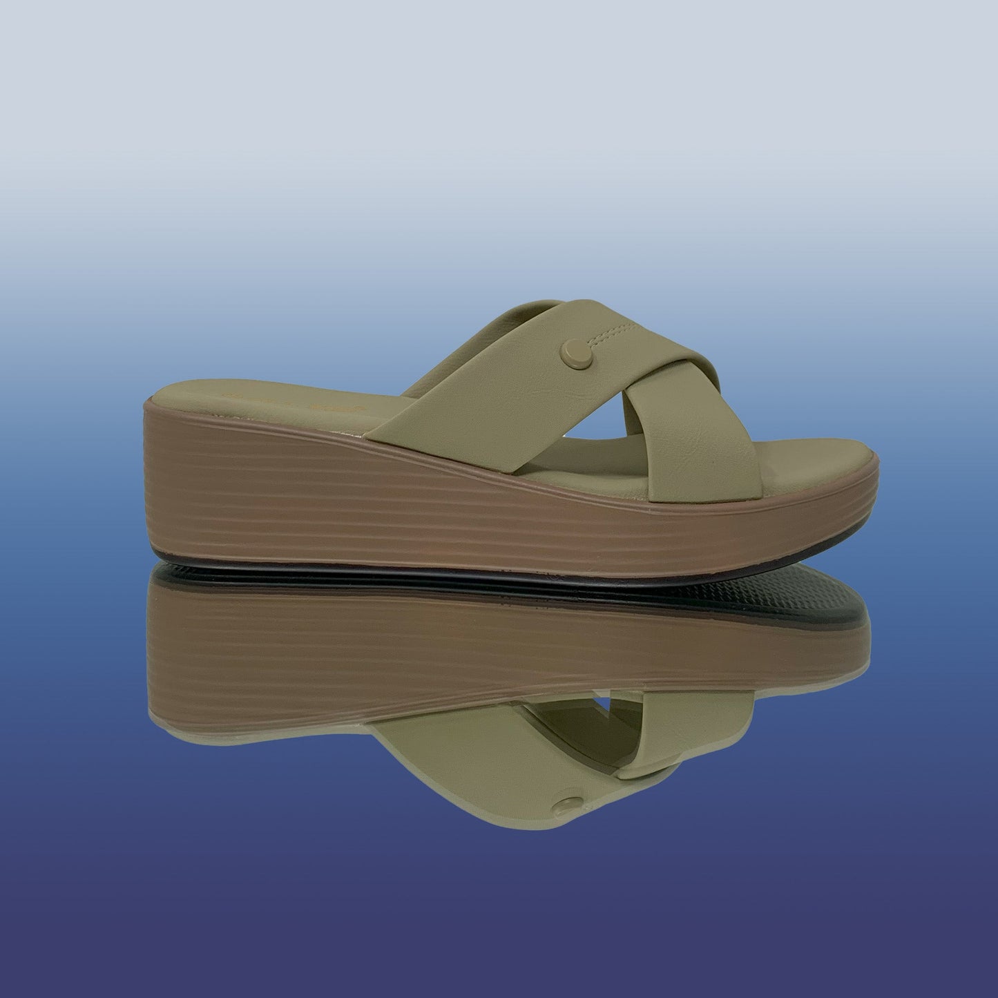 PlushWave Wedge Slides - GlobalStep - shoes - 36