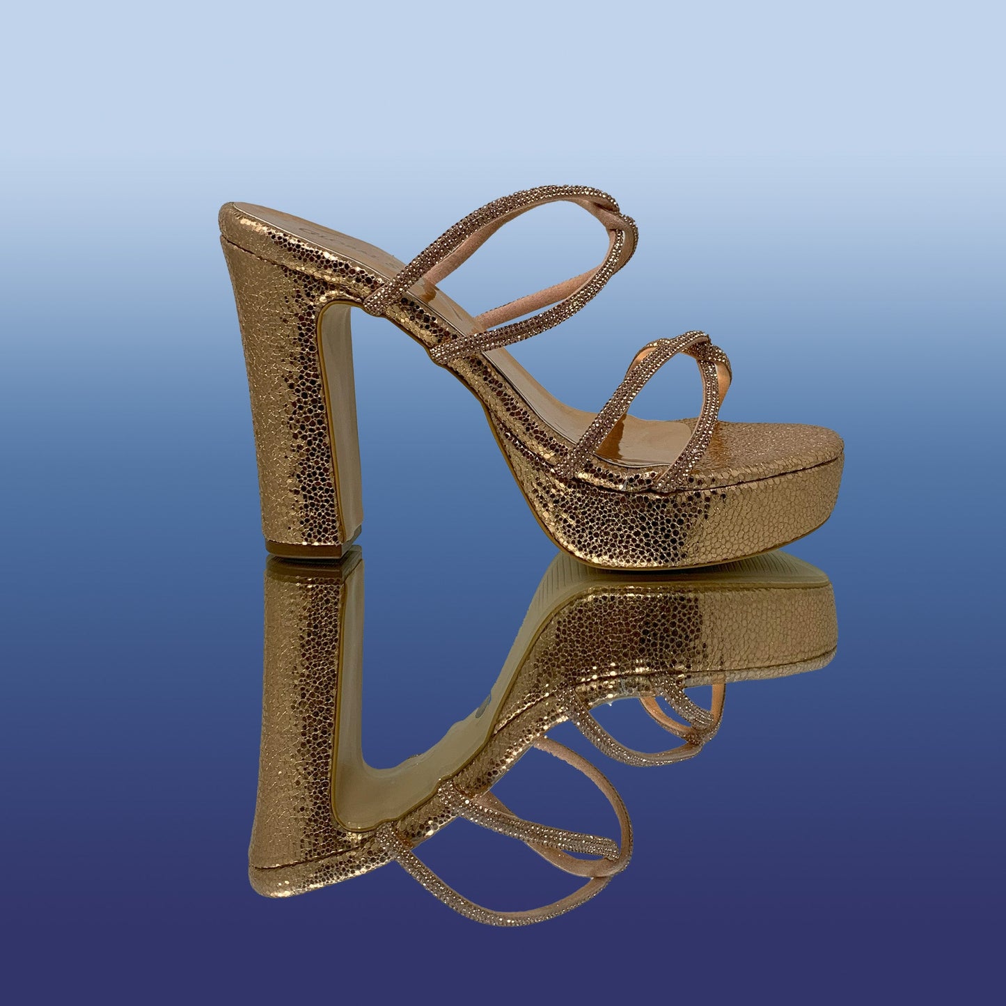 RoseGold High Heels - GlobalStep - shoes - 35