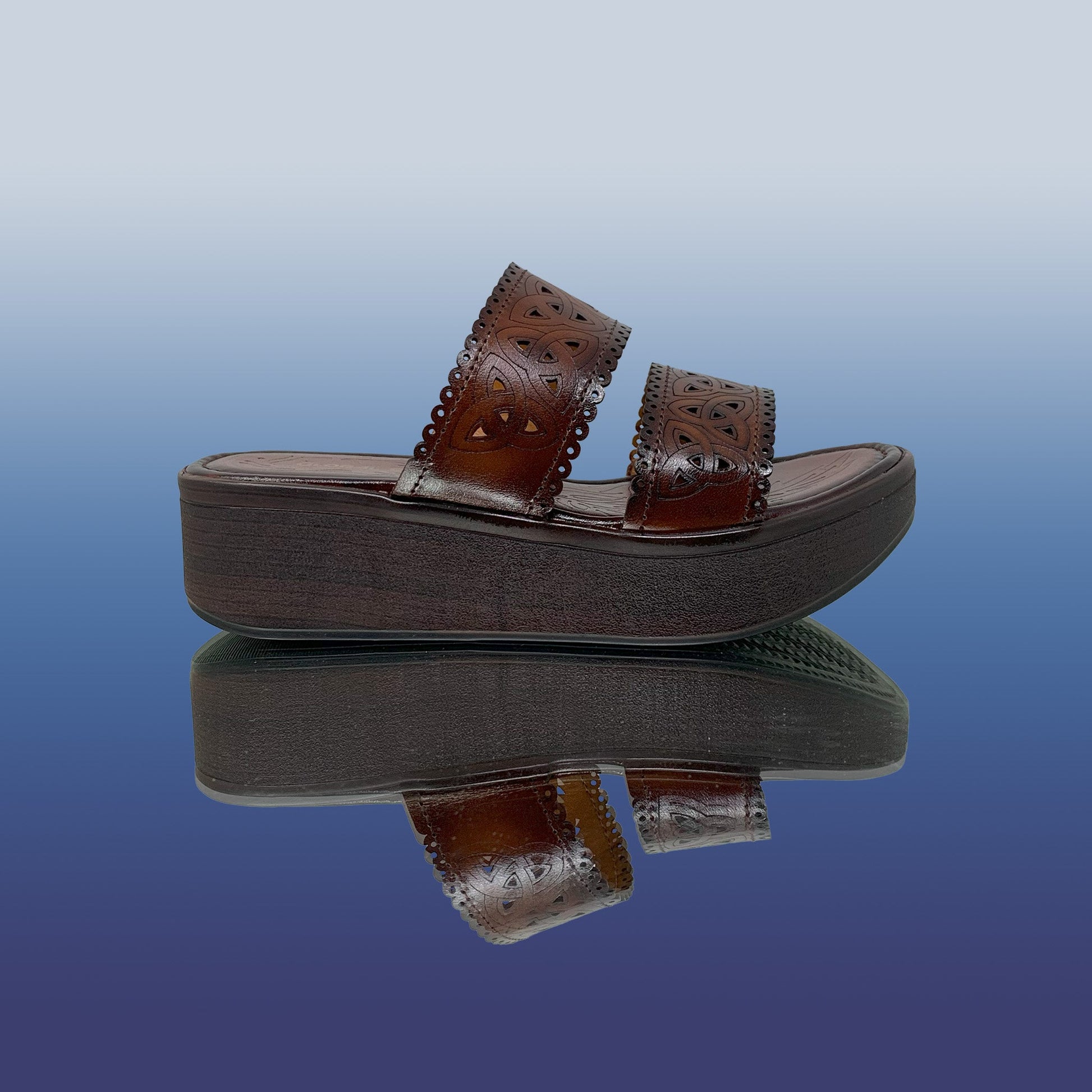 Rust platform sandals - GlobalStep - shoes - 36