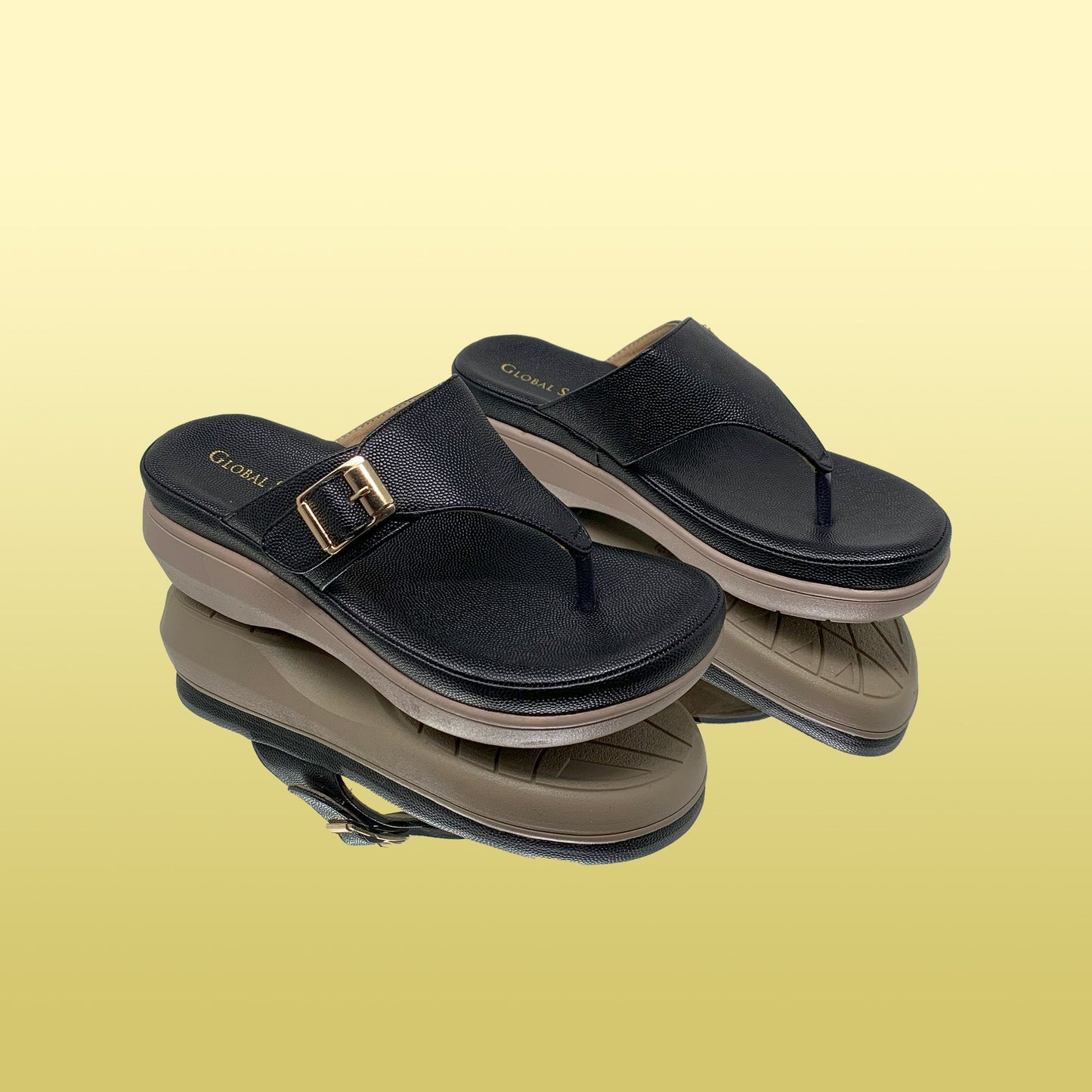 Side Buckle Sandals - GlobalStep - shoes - 36