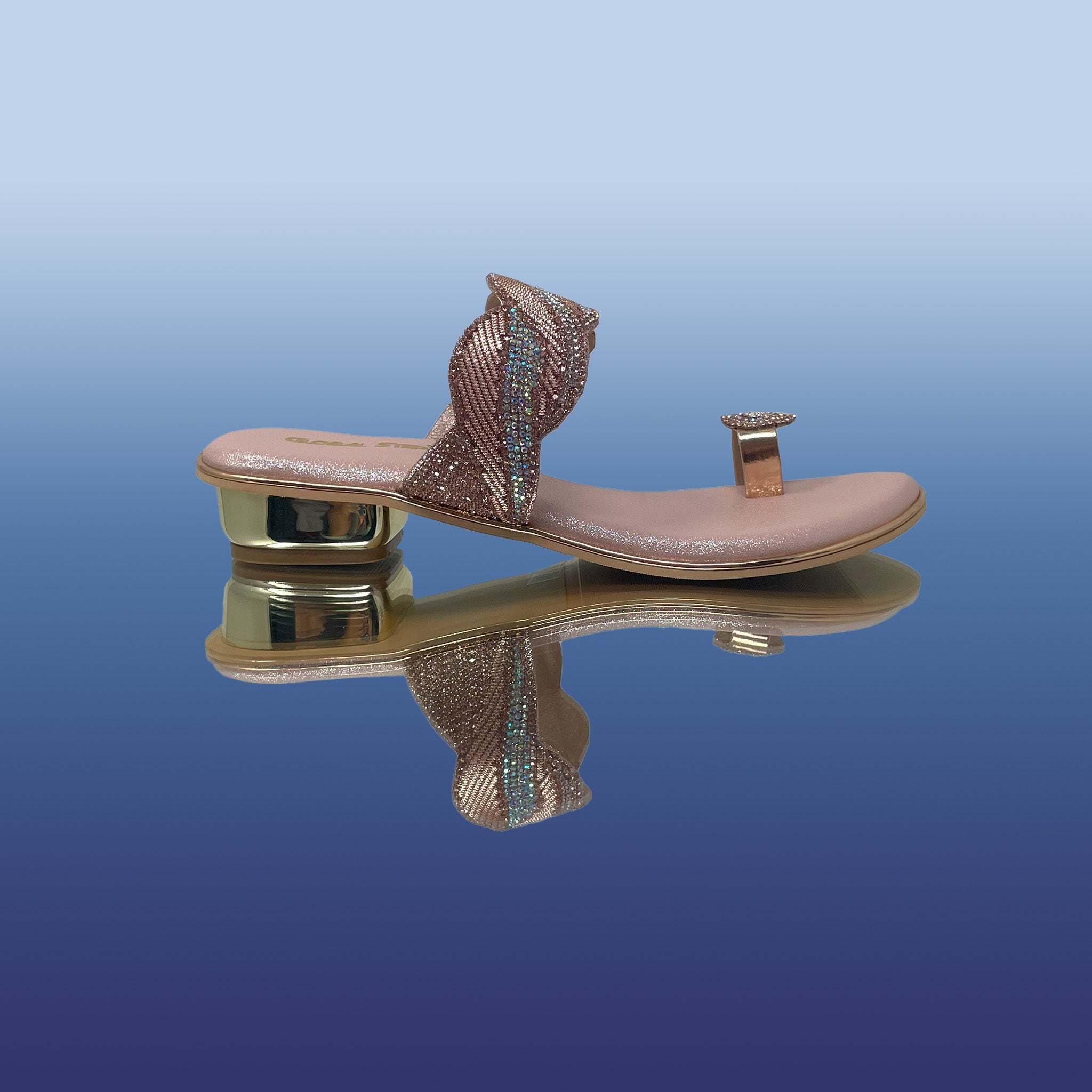 ZariRose Metallic heels - GlobalStep - Heels - 36
