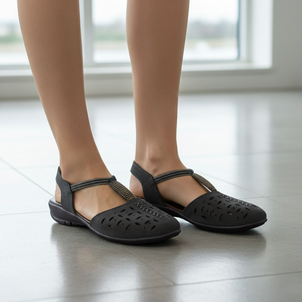 Luxe Cutout Comfort Sandals
