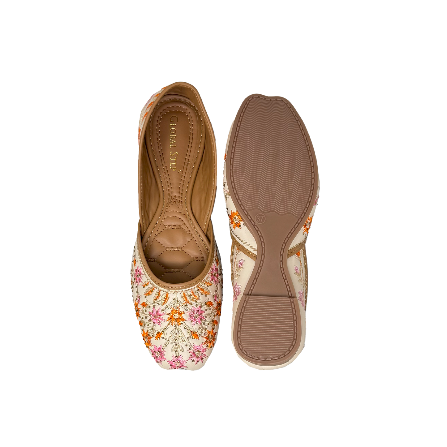 Floral Embroidered Juttis
