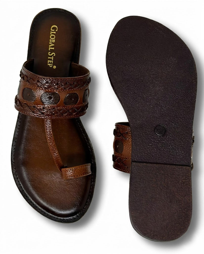 Posh Heritage Toe-Ring Flats