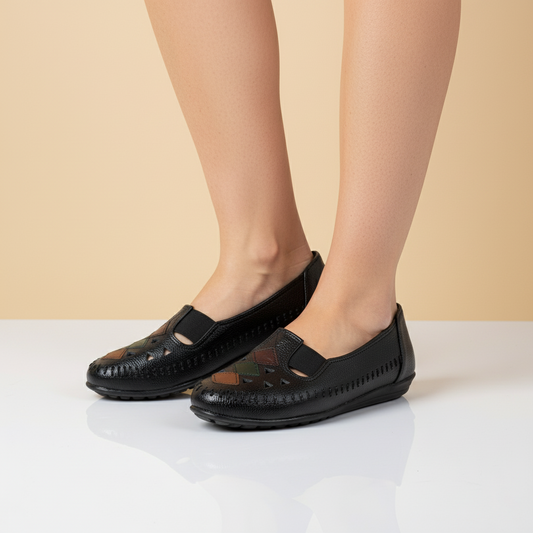 Black Dry Milled Loafers