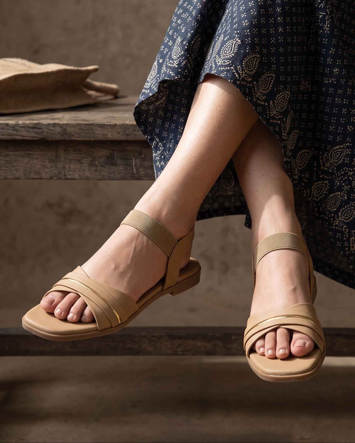 Classic Metallic Accent Flats