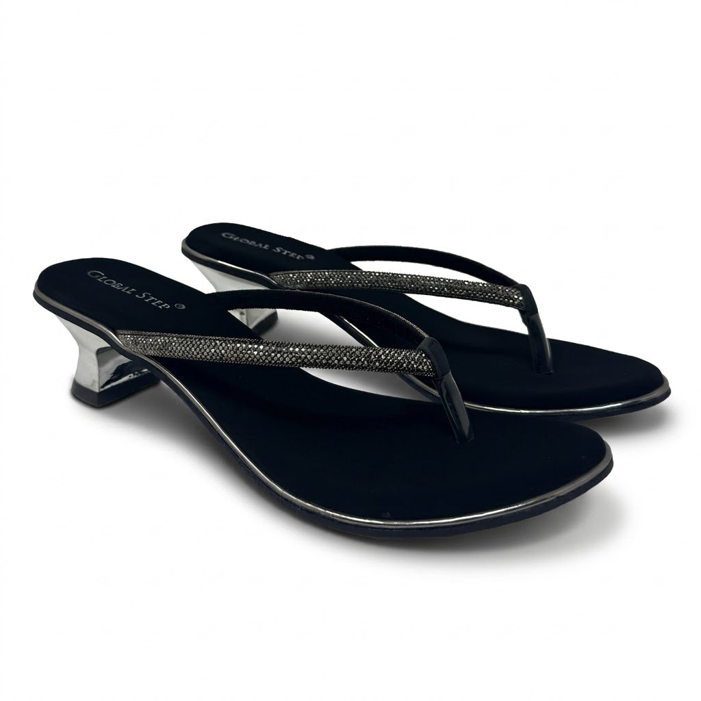 Ziva Shimmer Kitten Heels