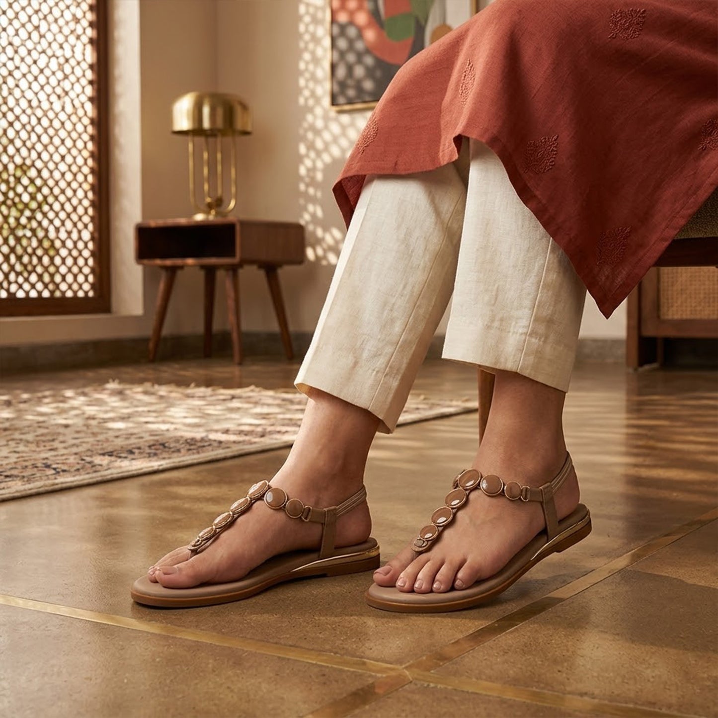 Aurora Disc Strap Flats