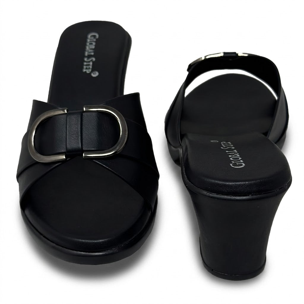 BuckleEase Block Heels