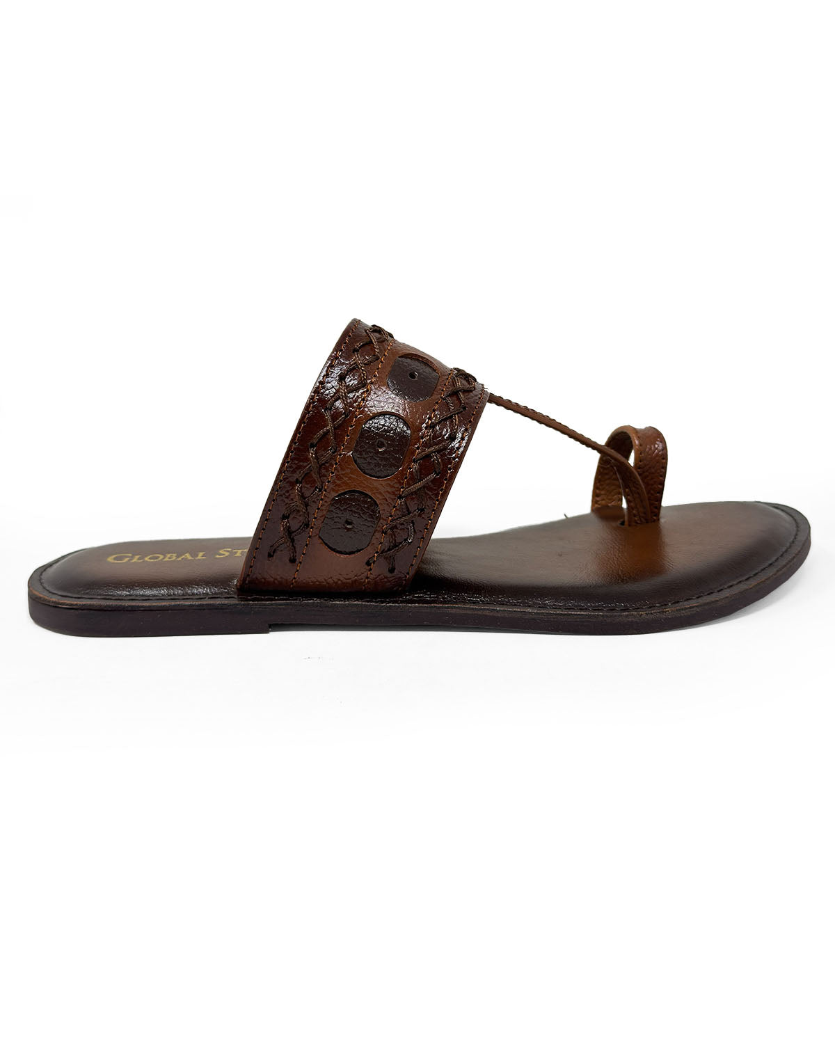 Posh Heritage Toe-Ring Flats
