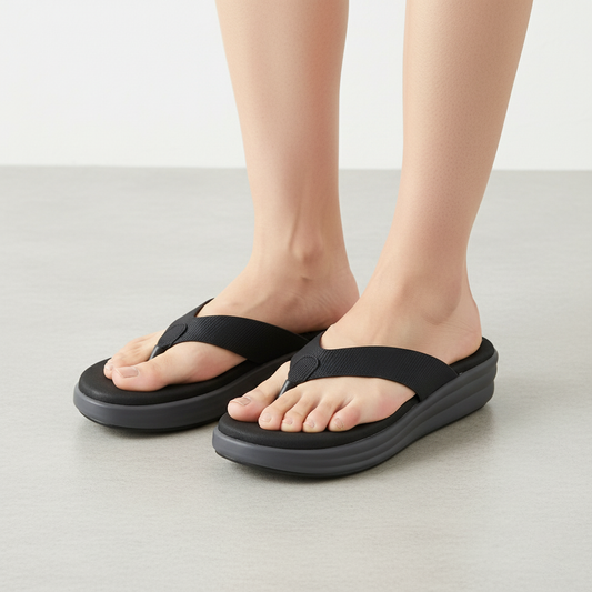 Black Versatile Platform Wedges
