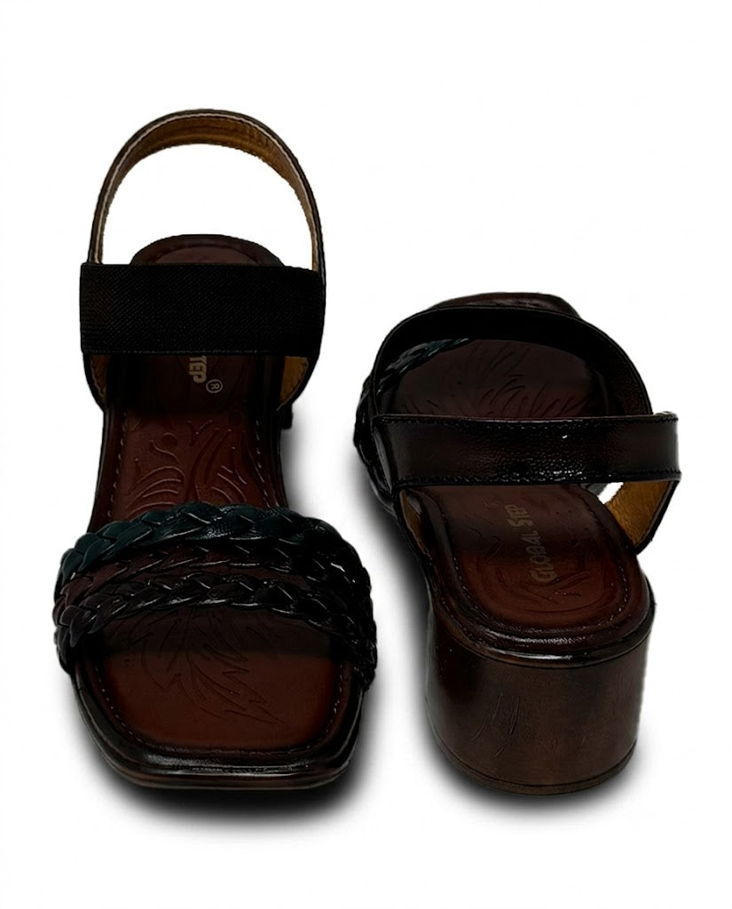 Posh Weave Block Heels