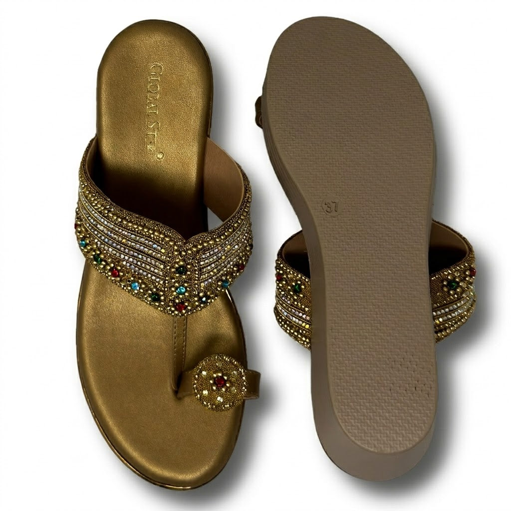 Safiya Pearl Wedges