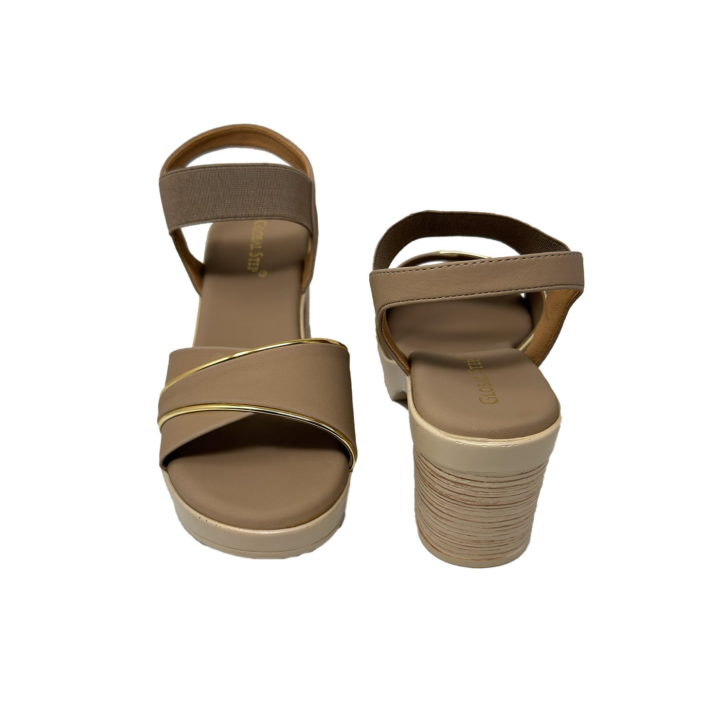 Luxe Stride Block Heel Sandals