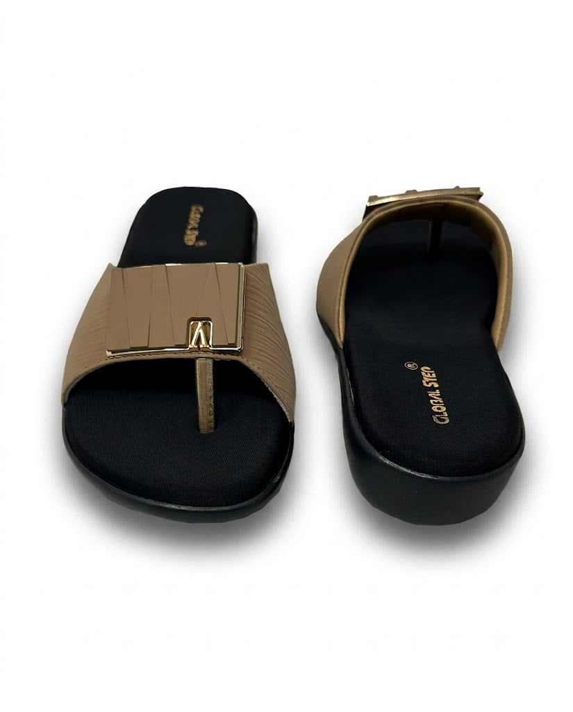 Urban Buckle Comfort Slides
