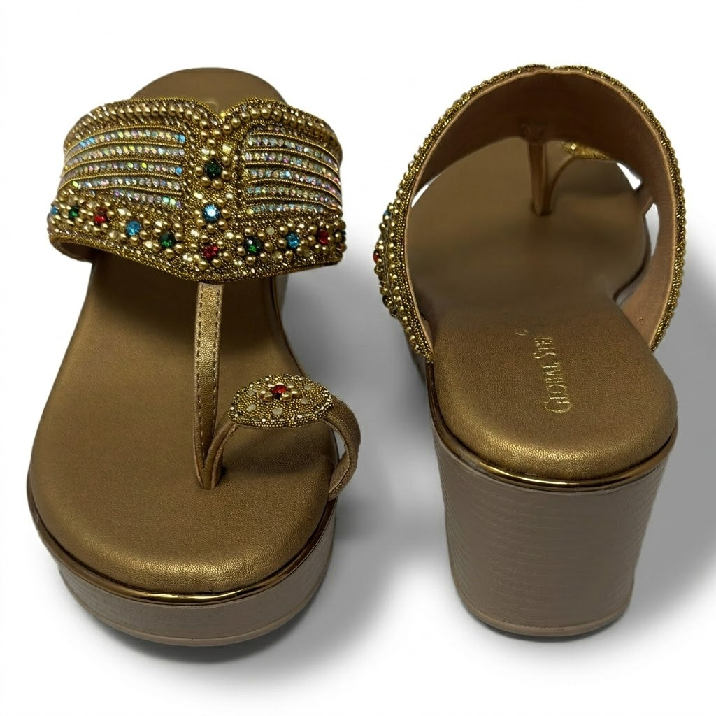 Safiya Pearl Wedges