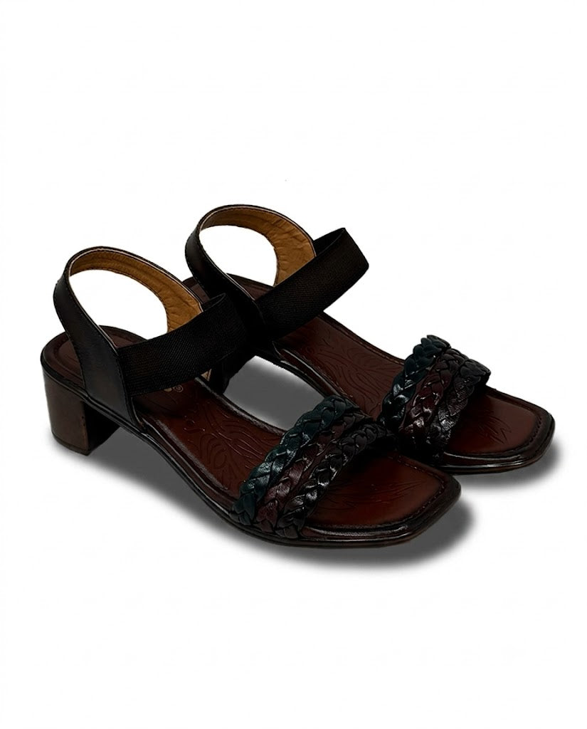 Posh Weave Block Heels