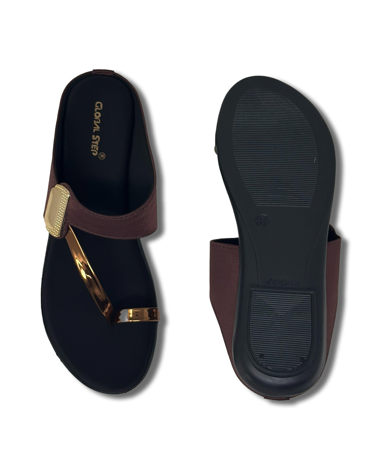 Strappy Toe-Ring Flats