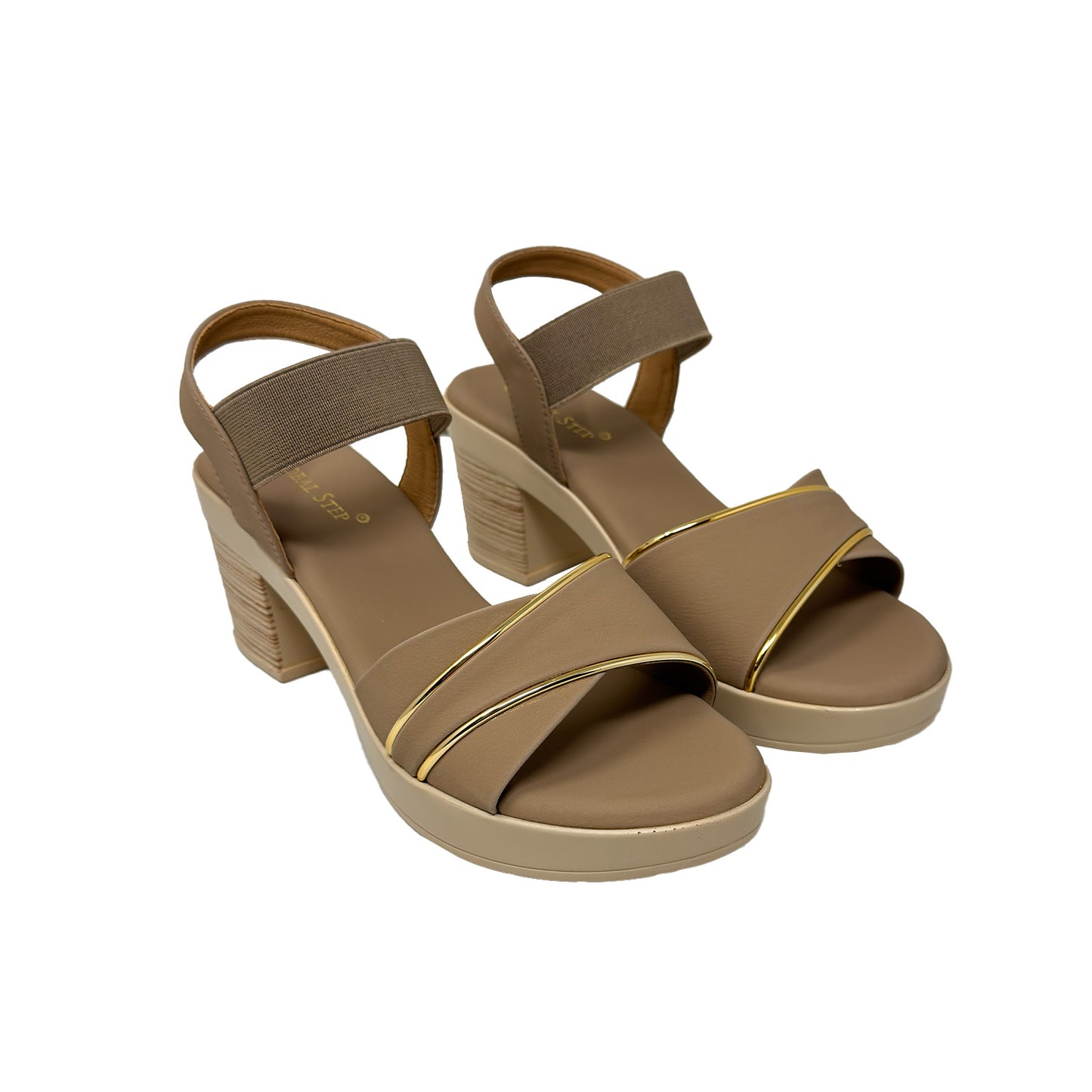 Luxe Stride Block Heel Sandals