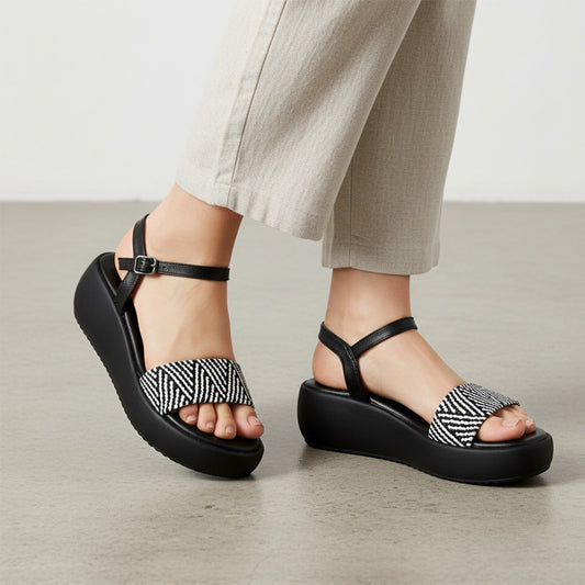 Urban Weave Platform Wedges