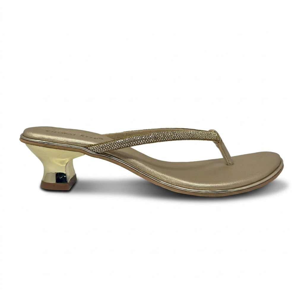 Ziva Shimmer Kitten Heels