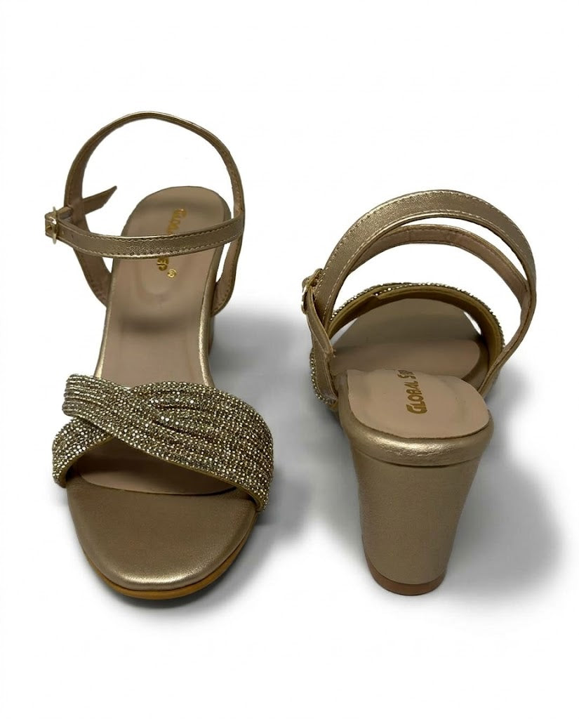 Elena Rhinestone Heels