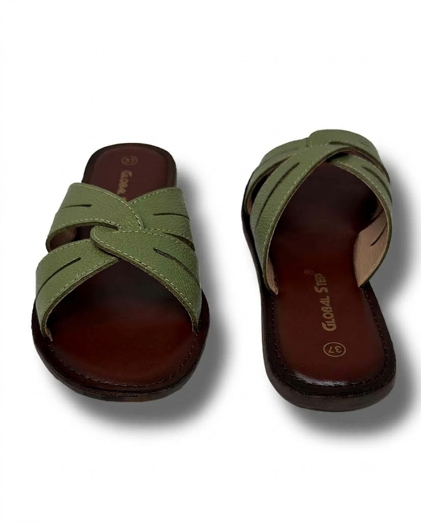 Posh Cross Strap Flats