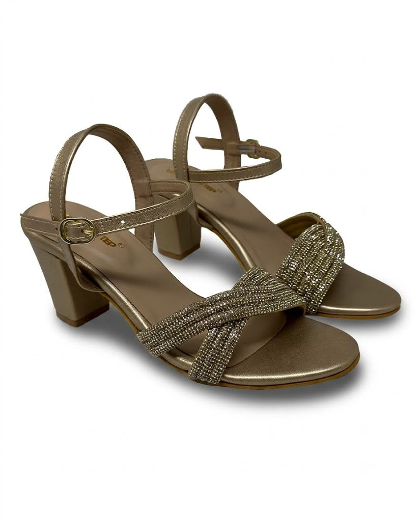 Elena Rhinestone Heels